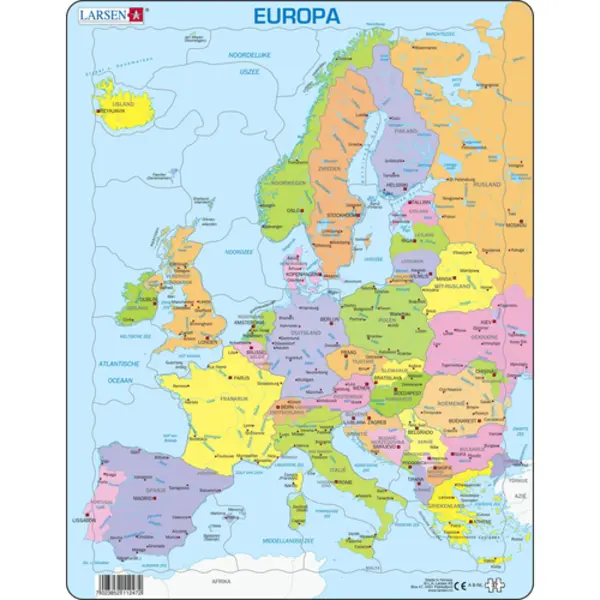 Larsen Maxi La-A8-Nl Formpuzzle 37 Stück(e) Landkarten thumbnail