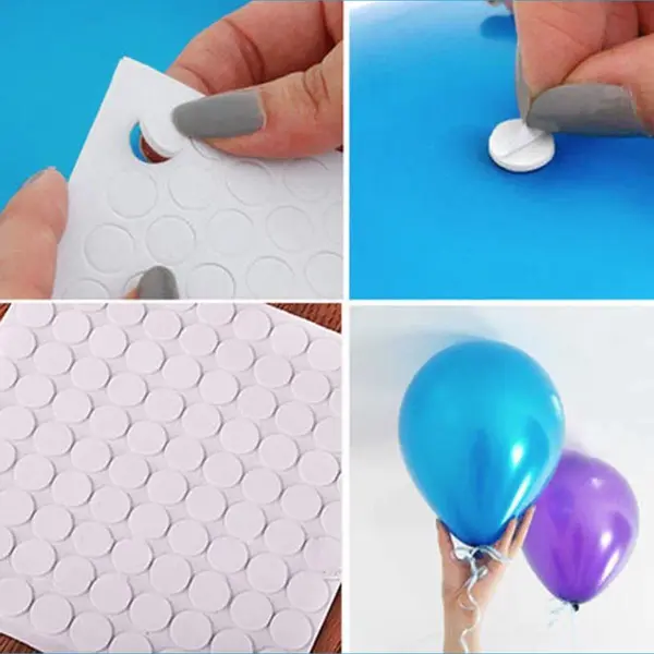 200 Ballon Stickers | Muur Stickers | Ballon Plakkers | Ballonnen Ophangen Aan Het Plafond Of Aan De Muur thumbnail