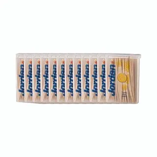 12x Jordan Tandenstokers Double Ended Extra Thin 105 Stuks