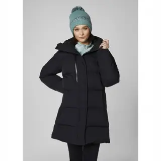 Helly Hansen For Woman. 53205 Adore Quilted Parka Black (Xl), Casual, Polyester, Long Sleeve, Recycled Polister, Sustainable