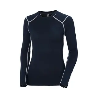 Helly Hansen Women's W Lifa Merino Midweight Crew, Navy, L