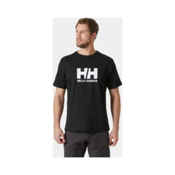 Helly Hansen For Man. 54596 Logo 3.0 T-shirt Black (M), Casual, Cotton, Short Sleeve thumbnail