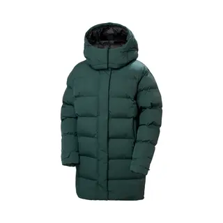 Helly Hansen Aspire Puffy Parka Jacke Mit Kapuze Grün Chrom Damen - M