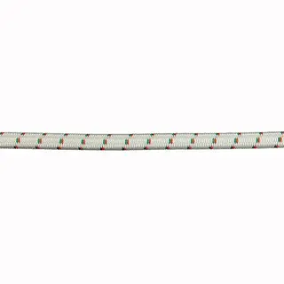 Elastiekkoord - 10mtr - 6mm - Wit Met Rood Groen - Bundel - Elastisch Koord - Uv Bestendig