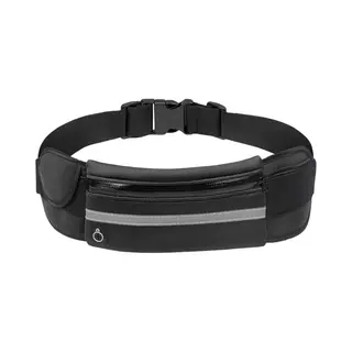D2H Hardloop Heuptas - Zwart - Telefoonhouder - Opberg Tas