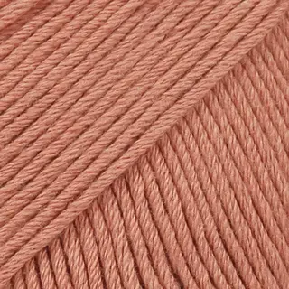 Drops Garn Aus 100% ägyptischer Baumwolle Zum Stricken Und Häkeln, Tropfen Safran, Sportgewicht, 2 - Fein, 5-lagig, 51 G, 170 M (59 Red Ton)
