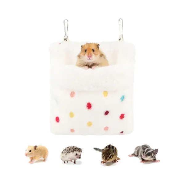 Daity Suikerzweefvliegtuig Slaapzak, Warme Hamster Hangmatzak, Kleine Huisdier Hangmat, Geschikt Voor Hamsters, Muizen, Egels, Eekhoorns En Andere thumbnail
