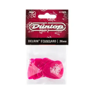 Dunlop 41P Delrin 500 Standard-Gitarrenplektren 096 Mm 12er-Pack