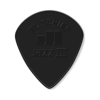 Dunlop Jd-47PXLS Nylon Jazz Iii Xl Black Stiffo 1.38mm 6 Pack