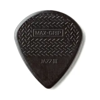 Dunlop Jd-471P3S Nylon Max-Grip Jazz Iii Schwarz Stiffo 138mm 6er Pack
