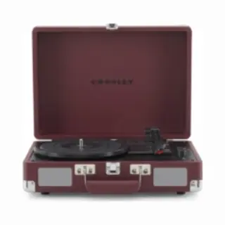 Crosley Cruiser Plus Plattenspieler Mit 2 Lautsprecher, Bluetooth In & Out Und Aux 3 Speed Retro Schallplattenspieler - Für 7", 10" Und 12" Vinyl - Tragbar