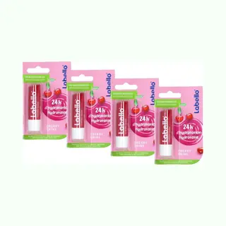 Labello Cherry Shine Lippenbalsem - 4 Balsems