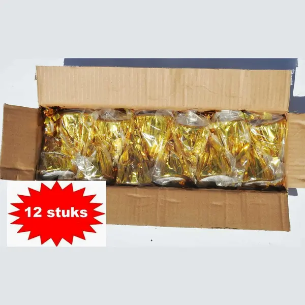 ballonsjop Ballon Gewichtje 160 Gr Goud 12 Stuks thumbnail