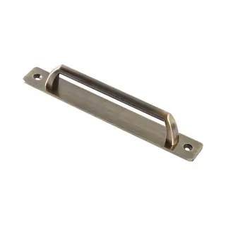 Hoexs Schuifdeurgreep Inclusief Schroeven | 18cm | Handgreep Brons | Meubelhandvat | Landelijke Greep | Industriële Keukengreep | Hand Grepen | Robuust |