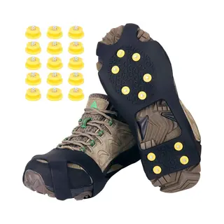 Megatopper Sneeuwschoenen - Sneeuwstappers - Anti-slip Maat S - 31-36 - Zwart - Sneeuwzolen