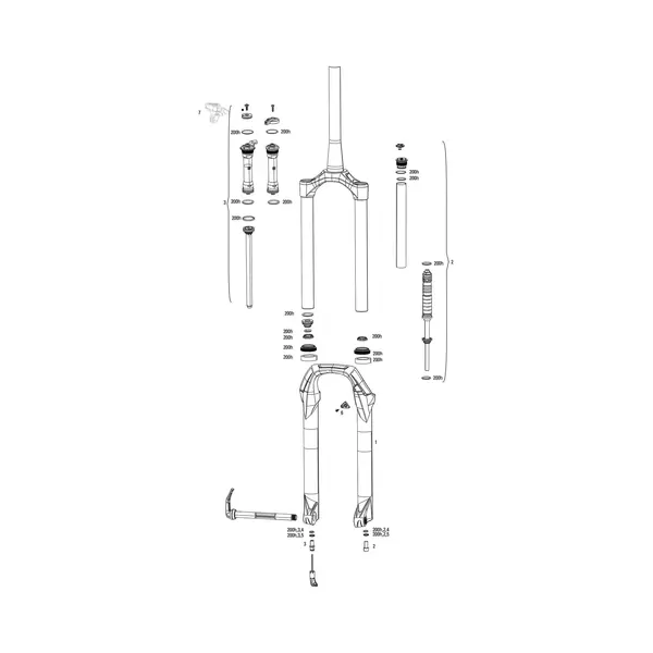 Rock Shox Judy Gold Rl 29"Verjüngt 100 Mm thumbnail
