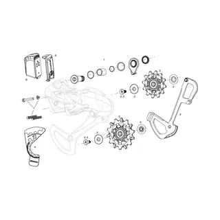 Sram X01 Eagle Axs X01 Eagle Axs Rot 12-Fach