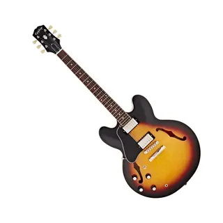 Epiphone Es-335 Linkshändergitarre Vintage Sunburst