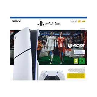 Sony PlayStation 5 + Ea Sports Fc 26 Bundle 1 Tb Wifi Zwart, Wit