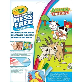 Crayola - Color Wonder - Hobbypakket - Vrienden Van De Boerderij - Kleurboek Voor Kinderen