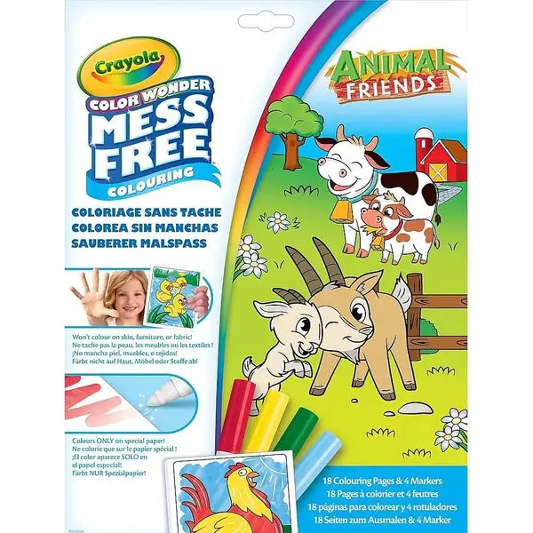 Crayola - Color Wonder - Hobbypakket - Vrienden Van De Boerderij - Kleurboek Voor Kinderen thumbnail