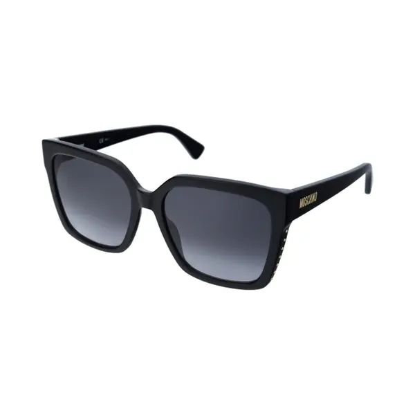 Moschino MOS079/S Black/Dark Grey Shaded 57/17/145 Damenbrillen Sonnenbrillen thumbnail