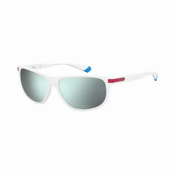 Polaroid Sunglasses Pld 2099/S 7DM Ex White Red Silver Mirror Polarized thumbnail