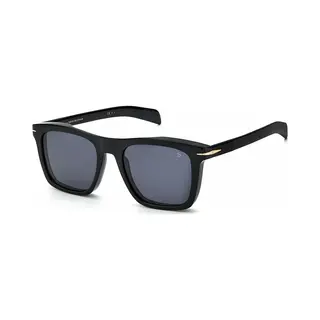 David Beckham Db 7000/s 2M2/Ir Black Gold Sunglasses Men's Acetate, Standard, 51