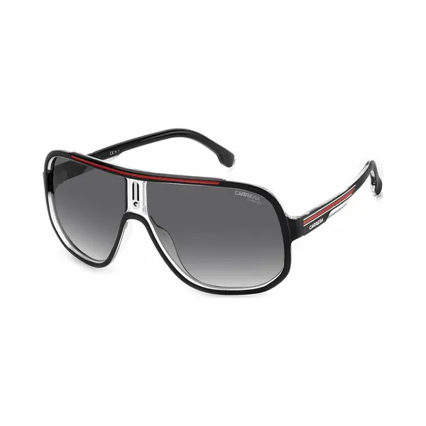 Carrera 1058/s Oit/9O Black Red Sunglasses Men Propionate, Standard, 63 thumbnail