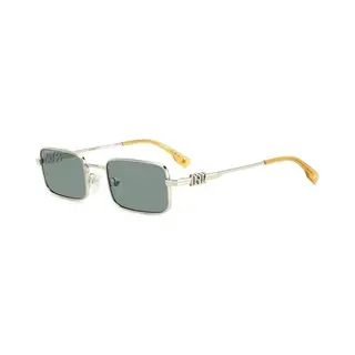 Dsquared2 Man Dsquared2 D2 0104/S Ktu/Qt Sunglasses Metal Palladium Green Squared Normal