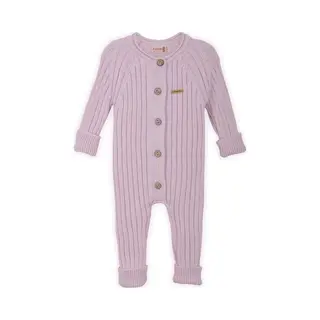 Minora Gebreide Baby Kleding Jongens-Unisex Boxpakje-Kraamcadeau -Kraamcadeau - Babyshower-Newborn Overalls Winter- Poeder 9/12 Maanden- Sinterklaas