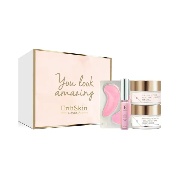 Erth Skin London Mother Day Giftset Skin Hydration Glow Collection (Mfg) In White thumbnail