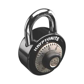 Kryptonite Schloss Aus Stahl Durchmesser 50 Mm Vorhängeschloss Zahlenschloss (klassischen)/Gripper Dial Padlock Diameter 50 Mm With Combination.