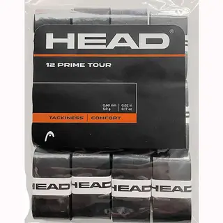 Head Prime Tour Overgrip 12 Pack Black