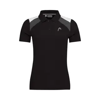 Head Club Tech Polo - Sportpolo's - Zwart - Vrouwen
