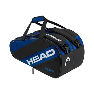 Head Team Padel Bag L Racket Bag-Black, Silver