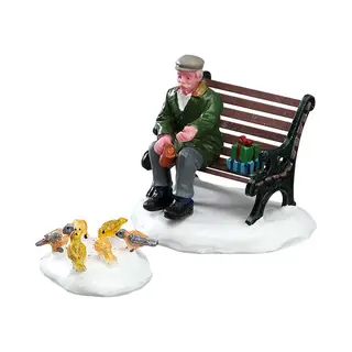 Lemax Feeding Pigeons Set Of 2 Art.-nr. 42905