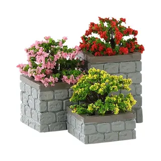 Lemax Flower Bed Boxes S/3 Caddington Village 2018