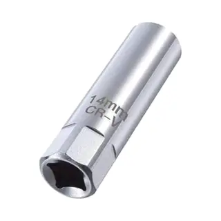 Bougiesleutel, Bougiesleutel 14 Mm, Bougiesleutel, 12-punts Dunwandige Bougiesleutel 14 Mm, Magnetische Bougiesleutel, Hoge Kwaliteit, Nauwkeurig,