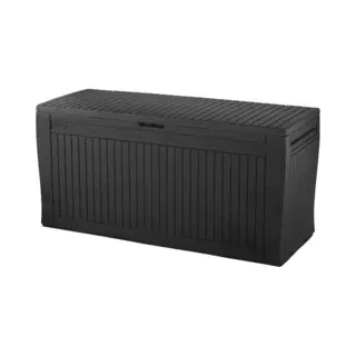 Iperbriko - Keter Comfy 270l Aufbewahrungstruhe 116, 7 X 44, 7 X 57 Cm, Graphit (255167)