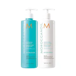 Moroccanoil, Shampoo + Conditioner, Hydratisierendes Shampoo & Spülung (Vloeibare Shampoo, 1000 ml)