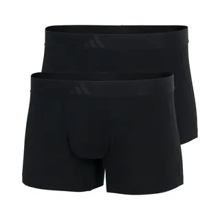 Adidas Low Rise Trunk (2PK) - Active Flex Cotton 3 Stripes - Bequeme Unterwäsche