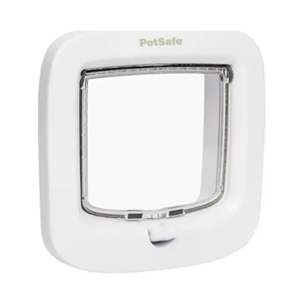 Petsafe Kattenluik - 4-Weg Handmatig Veiligheidssysteem - 21, 9x21, 9 Cm Wit thumbnail