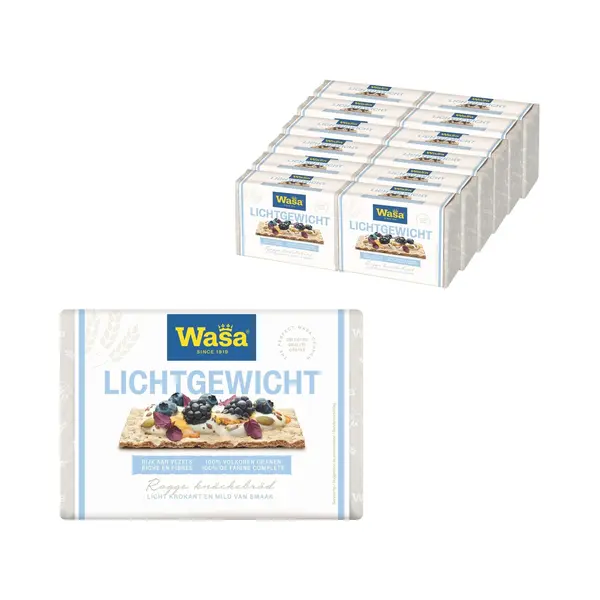 Wasa Lichtgewicht Knäckebröd - 12 X 300g thumbnail