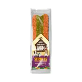 Tiny Friends Farm Knaagdierstick Wortel - Broccoli - 8 X 100 Gr - Voordeelverpakking