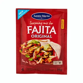 Santa Maria Fajita Seasoning Mix - Pittige Kruidenmix Voor Kip Of Rundvlees - 5x 28g