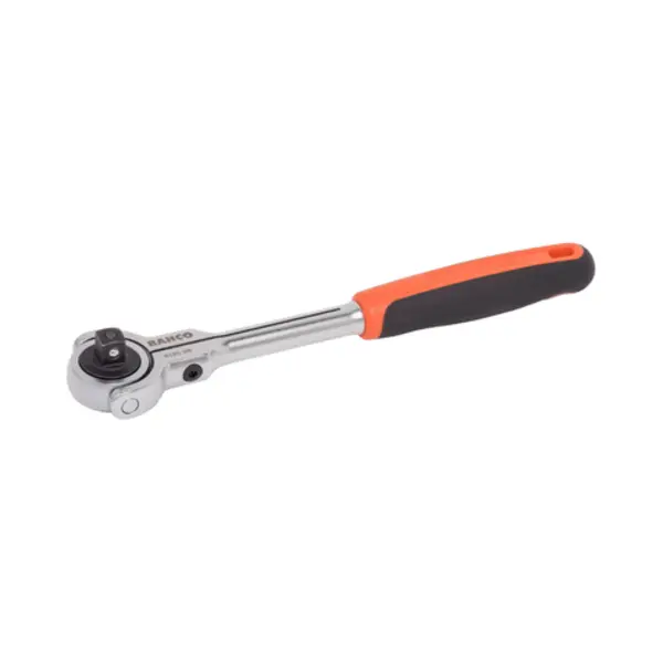 Bahco 3/8" Swivel Head Ratchet with 72 Teeth and 5° Action Angle 223 mm thumbnail