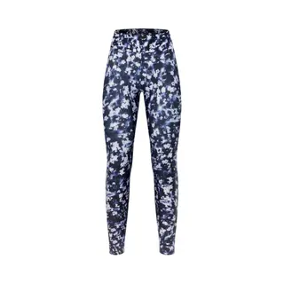 RÖHnisch - Printed High Waist Tights - Lange Trainingslegging Dames - Donkerblauw