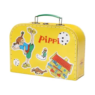 Micki - Pippi Langkous Koffer Geel 25cm