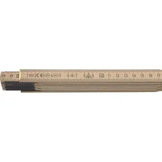 Hultafors HF600 N Du duimstok Staal, Hout 2 m